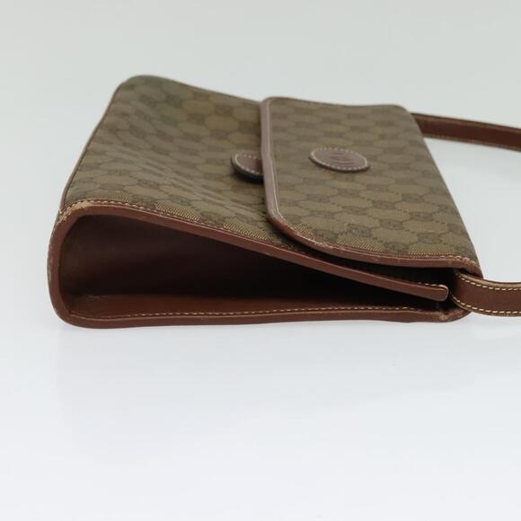 GUCCI GG Canvas Shoulder Bag Brown Gold 004 49 004 49 - Picture 5 of 16